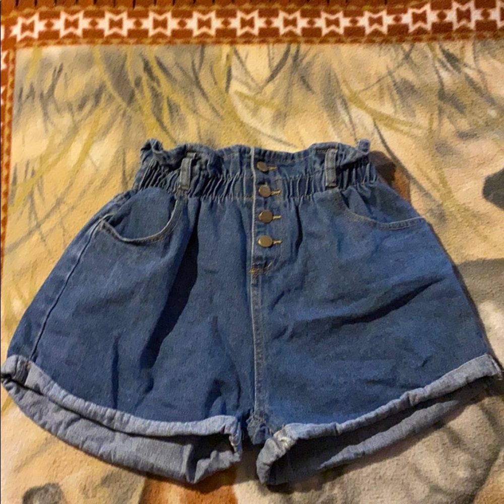 High Waisted Jean Shorts